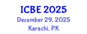 International Conference on Biomedical Engineering (ICBE) December 29, 2025 - Karachi, Pakistan