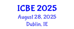 International Conference on Biomedical Engineering (ICBE) August 28, 2025 - Dublin, Ireland