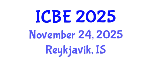 International Conference on Biomedical Engineering (ICBE) November 24, 2025 - Reykjavik, Iceland