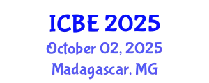 International Conference on Biomedical Engineering (ICBE) October 02, 2025 - Madagascar, Madagascar