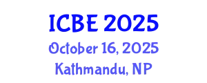 International Conference on Biomedical Engineering (ICBE) October 16, 2025 - Kathmandu, Nepal