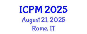 International Conference on Physics and Mathematics (ICPM) August 21, 2025 - Rome, Italy