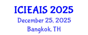 International Conference on Industrial, Engineering and Applied Intelligent Systems (ICIEAIS) December 25, 2025 - Bangkok, Thailand