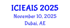 International Conference on Industrial, Engineering and Applied Intelligent Systems (ICIEAIS) November 10, 2025 - Dubai, United Arab Emirates