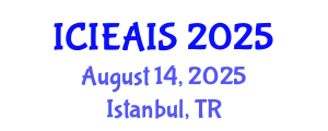International Conference on Industrial, Engineering and Applied Intelligent Systems (ICIEAIS) August 14, 2025 - Istanbul, Turkey
