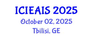 International Conference on Industrial, Engineering and Applied Intelligent Systems (ICIEAIS) October 02, 2025 - Tbilisi, Georgia