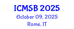 International Conference on Mathematics, Statistics and Biostatistics (ICMSB) October 09, 2025 - Rome, Italy