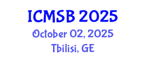 International Conference on Mathematics, Statistics and Biostatistics (ICMSB) October 02, 2025 - Tbilisi, Georgia