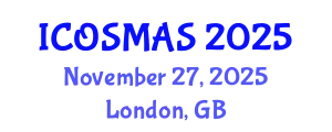 International Conference on Orthopedics, Sports Medicine and Arthroscopic Surgery (ICOSMAS) November 27, 2025 - London, United Kingdom