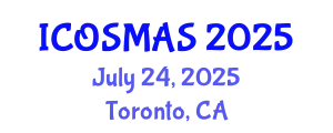 International Conference on Orthopedics, Sports Medicine and Arthroscopic Surgery (ICOSMAS) July 24, 2025 - Toronto, Canada