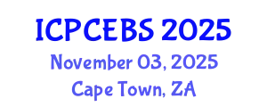 International Conference on Psychology, Cognitive, Education and Behavioral Sciences (ICPCEBS) November 03, 2025 - Cape Town, South Africa