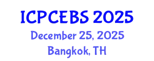International Conference on Psychology, Cognitive, Education and Behavioral Sciences (ICPCEBS) December 25, 2025 - Bangkok, Thailand