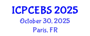 International Conference on Psychology, Cognitive, Education and Behavioral Sciences (ICPCEBS) October 30, 2025 - Paris, France