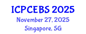 International Conference on Psychology, Cognitive, Education and Behavioral Sciences (ICPCEBS) November 27, 2025 - Singapore, Singapore