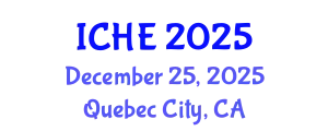 International Conference on Higher Education (ICHE) December 25, 2025 - Quebec City, Canada