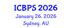 International Conference on Behavioral and Psychological Sciences (ICBPS) January 26, 2026 - Sydney, Australia