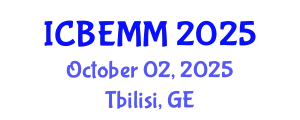 International Conference on Business, Economics, Management and Marketing (ICBEMM) October 02, 2025 - Tbilisi, Georgia