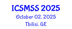 International Conference on Sport Medicine and Sport Science (ICSMSS) October 02, 2025 - Tbilisi, Georgia