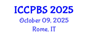 International Conference on Cognitive, Psychological and Behavioral Sciences (ICCPBS) October 09, 2025 - Rome, Italy