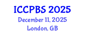 International Conference on Cognitive, Psychological and Behavioral Sciences (ICCPBS) December 11, 2025 - London, United Kingdom