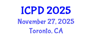 International Conference on Population and Development (ICPD) November 27, 2025 - Toronto, Canada
