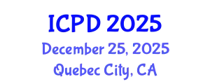 International Conference on Population and Development (ICPD) December 25, 2025 - Quebec City, Canada