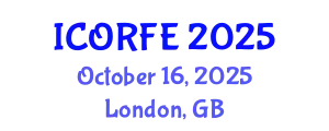 International Conference on Operations Research and Financial Engineering (ICORFE) October 16, 2025 - London, United Kingdom