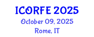 International Conference on Operations Research and Financial Engineering (ICORFE) October 09, 2025 - Rome, Italy