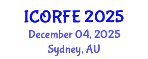 International Conference on Operations Research and Financial Engineering (ICORFE) December 04, 2025 - Sydney, Australia