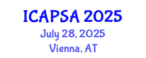 International Conference on Atomic Physics, Systems and Applications (ICAPSA) July 28, 2025 - Vienna, Austria