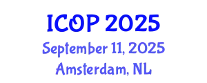 International Conference on Optics and Photonics (ICOP) September 11, 2025 - Amsterdam, Netherlands