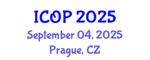 International Conference on Optics and Photonics (ICOP) September 04, 2025 - Prague, Czechia