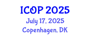 International Conference on Optics and Photonics (ICOP) July 17, 2025 - Copenhagen, Denmark
