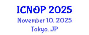 International Conference on Nanotechnology, Optoelectronics and Photonics (ICNOP) November 10, 2025 - Tokyo, Japan