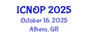 International Conference on Nanotechnology, Optoelectronics and Photonics (ICNOP) October 16, 2025 - Athens, Greece