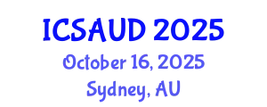 International Conference on Sustainable Architecture and Urban Design (ICSAUD) October 16, 2025 - Sydney, Australia