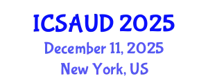 International Conference on Sustainable Architecture and Urban Design (ICSAUD) December 11, 2025 - New York, United States