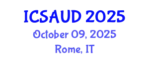 International Conference on Sustainable Architecture and Urban Design (ICSAUD) October 09, 2025 - Rome, Italy