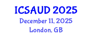 International Conference on Sustainable Architecture and Urban Design (ICSAUD) December 11, 2025 - London, United Kingdom