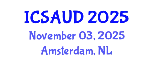 International Conference on Sustainable Architecture and Urban Design (ICSAUD) November 03, 2025 - Amsterdam, Netherlands