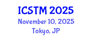 International Conference on Sustainable Tourism Management (ICSTM) November 10, 2025 - Tokyo, Japan