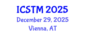 International Conference on Sustainable Tourism Management (ICSTM) December 29, 2025 - Vienna, Austria