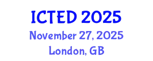 International Conference on Technology, Education and Development (ICTED) November 27, 2025 - London, United Kingdom