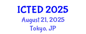 International Conference on Technology, Education and Development (ICTED) August 21, 2025 - Tokyo, Japan