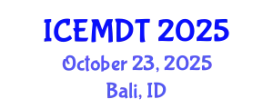 International Conference on Education Media Design and Technology (ICEMDT) October 23, 2025 - Bali, Indonesia