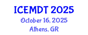 International Conference on Education Media Design and Technology (ICEMDT) October 16, 2025 - Athens, Greece