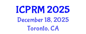 International Conference on Pulmonary and Respiratory Medicine (ICPRM) December 18, 2025 - Toronto, Canada