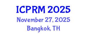 International Conference on Pulmonary and Respiratory Medicine (ICPRM) November 27, 2025 - Bangkok, Thailand