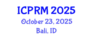 International Conference on Pulmonary and Respiratory Medicine (ICPRM) October 23, 2025 - Bali, Indonesia
