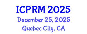 International Conference on Pulmonary and Respiratory Medicine (ICPRM) December 25, 2025 - Quebec City, Canada